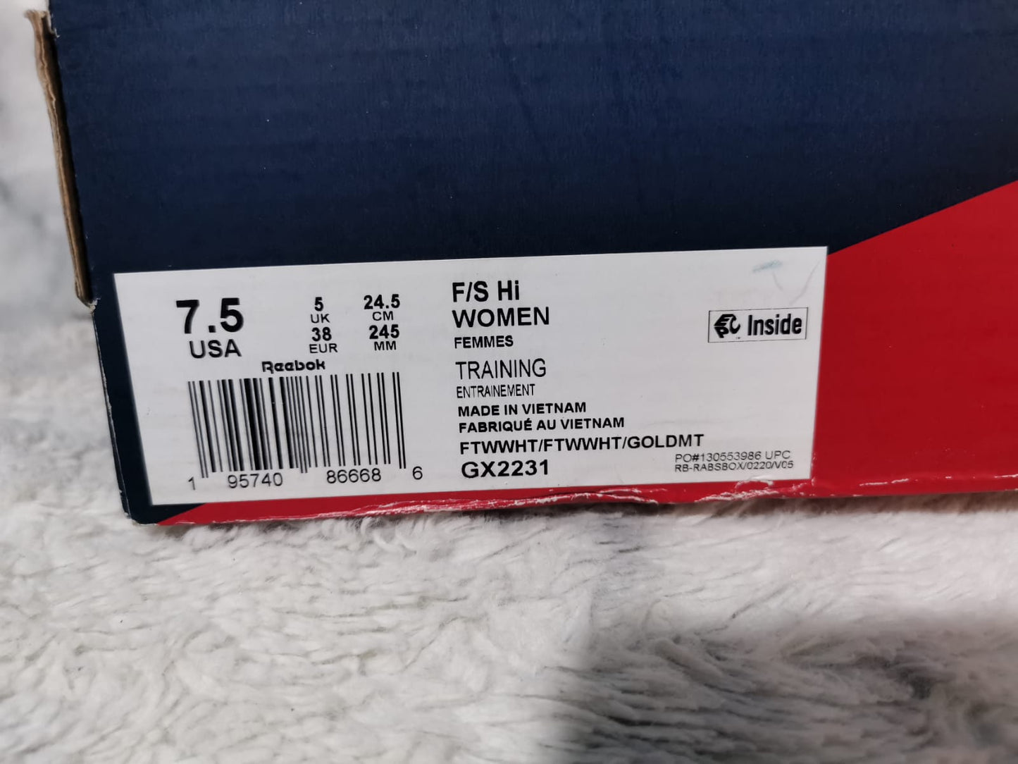 REEBOK F/S HI talla 24.5