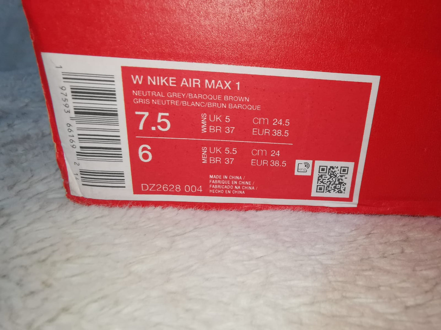 W Nike Air Max 1 talla 24.0